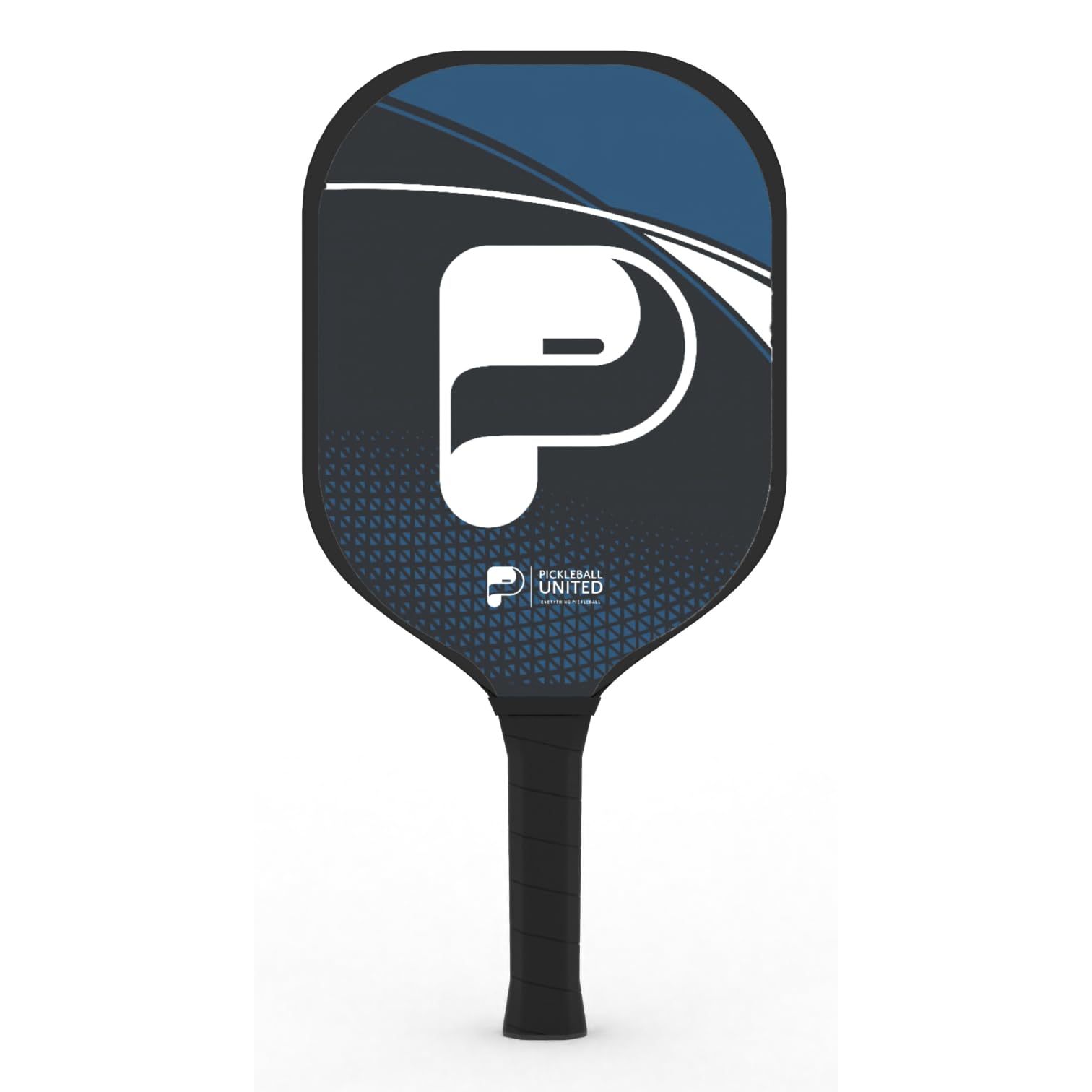 Pickleball United Freedom Paddle - Blue - Graphite Face - Honeycomb Polymer Core - Enlarged Sweetspot