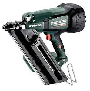 metabo NFR 18 LTX 90 BL Akku-Nagler – 612090840 – 18 V – Mit Pneumatik-Schlagtechnik für vielseitige Boden- und Einbauarbeiten – Ohne Akku und Ladegerät