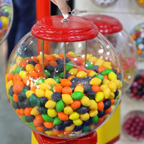 Image of Cabilock Vending Machine Lock Replacement with 2 Keys Tubular Cam Cylinder Lock for Gumball Candy Dispenser Zinc Alloy Secure Assembly 1.57 Inch Length