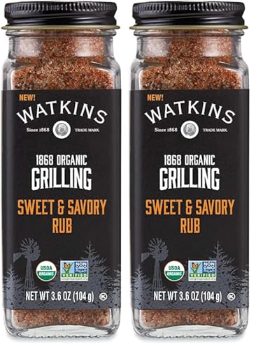 Watkins Organic Grilling Sweet and Savory Rub, Non-GMO, Kosher, 3.6 Oz, 1-Pack (Pack of 2) image 5