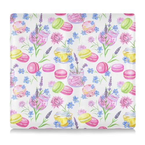 Kigai Watercolor Drinks Car Registration and Insurance Holder Vehicle Glove Box Organizer Car Document Holder for Driver's License and Cards