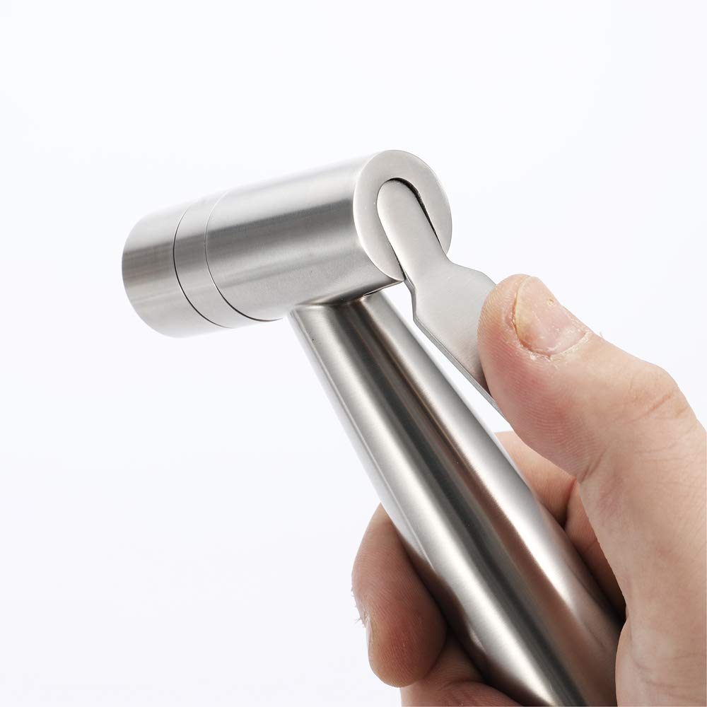 Soffione Bidet Portatile in Acciaio Inossidabile, doccetta Bidet per WC, Rubinetto Bidet per Bagno per la Pulizia del WC e l'igiene Personale.