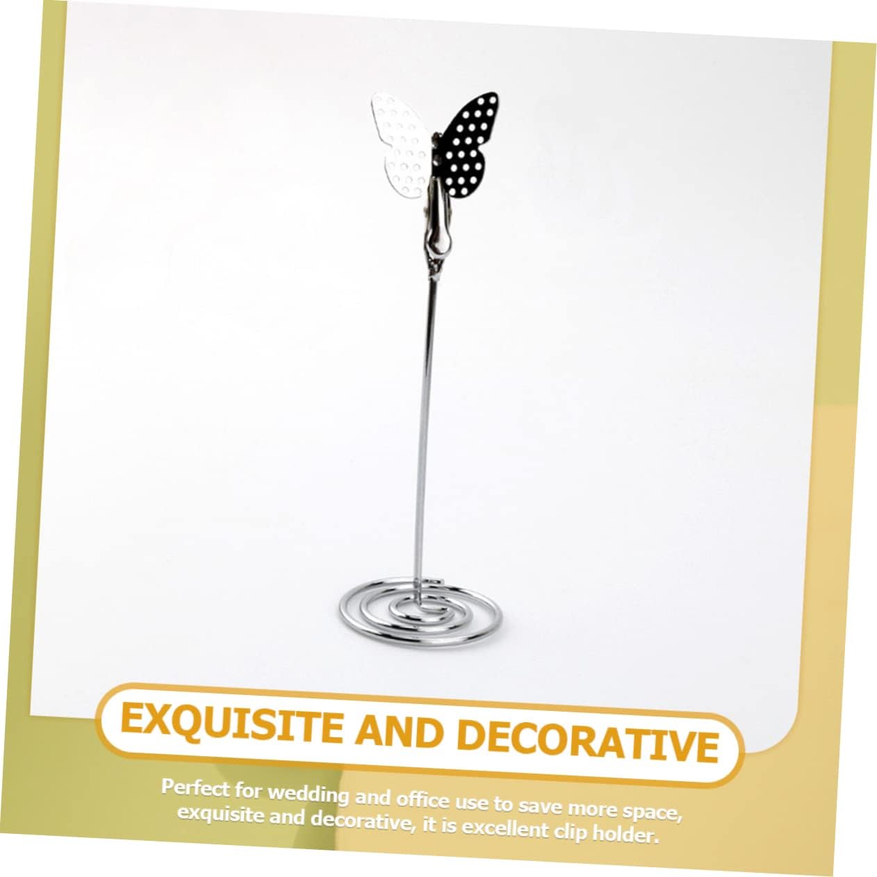 Butterfly Place Card Holders 10pcs Photo Stands for Wedding Table Centerpieces