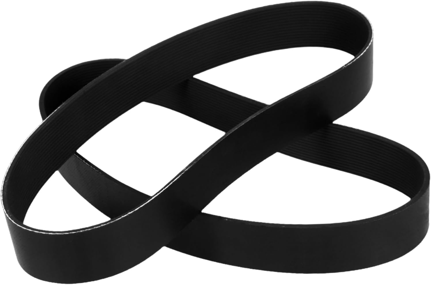 Generic 2pcs Rubber Drive Transmission Belt for Aluminum Saws Wear Resistant Slip Sanding Belt for Efficient Cutting and Enhanced Productivity
