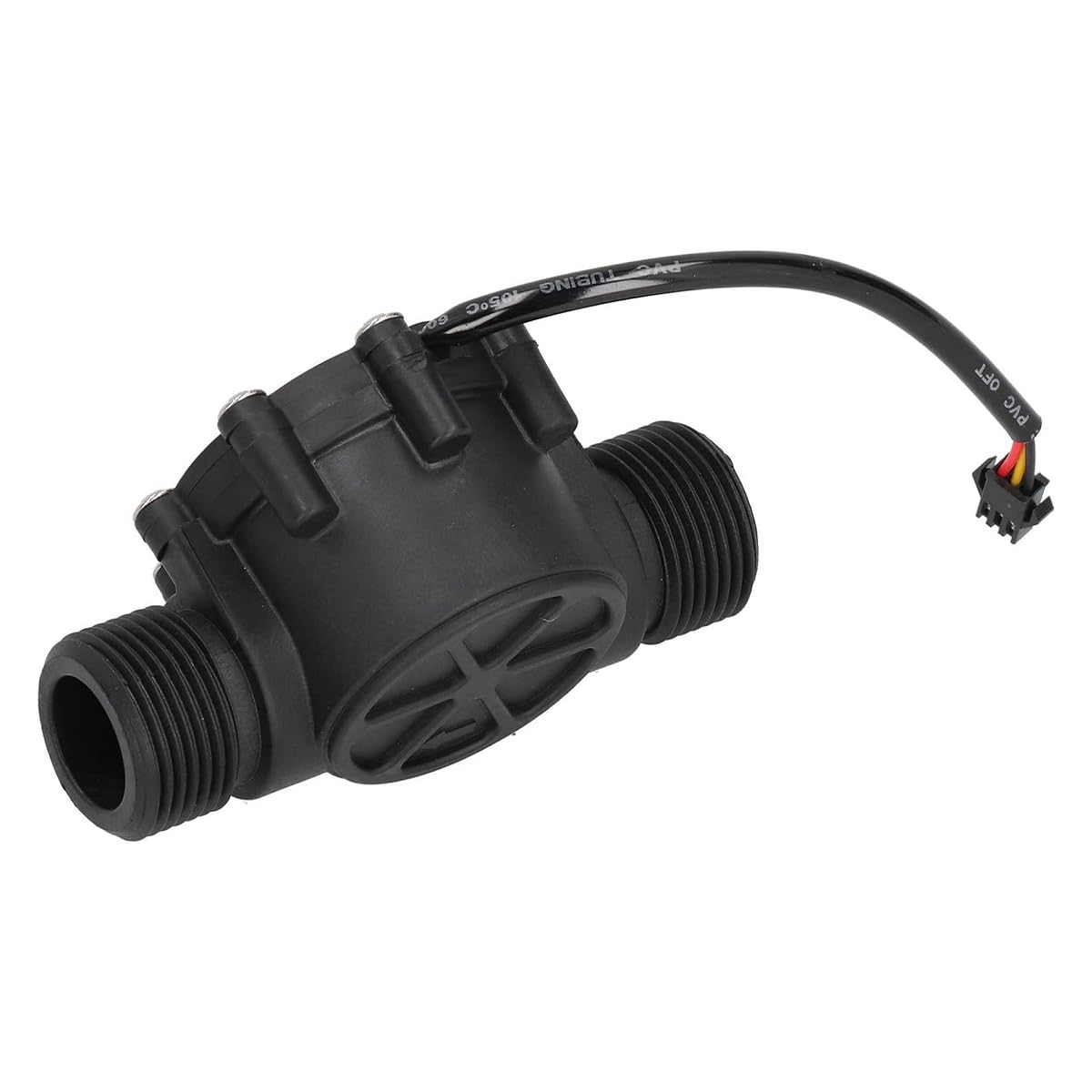 Wasserdurchflusssensor, Flüssigkeitsmessung Hall Meter Flow Meter G 1 Zoll Außengewinde DC3,5-24V 2-100L / Min Für Schwimmbad