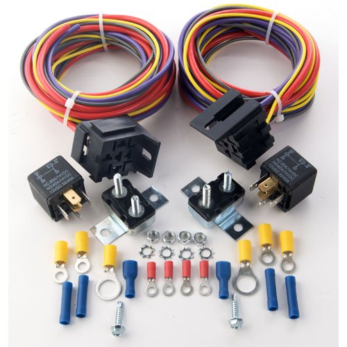 JEGS Performance Products 10566 Dual Fuel Pump Harness and Relay Kit