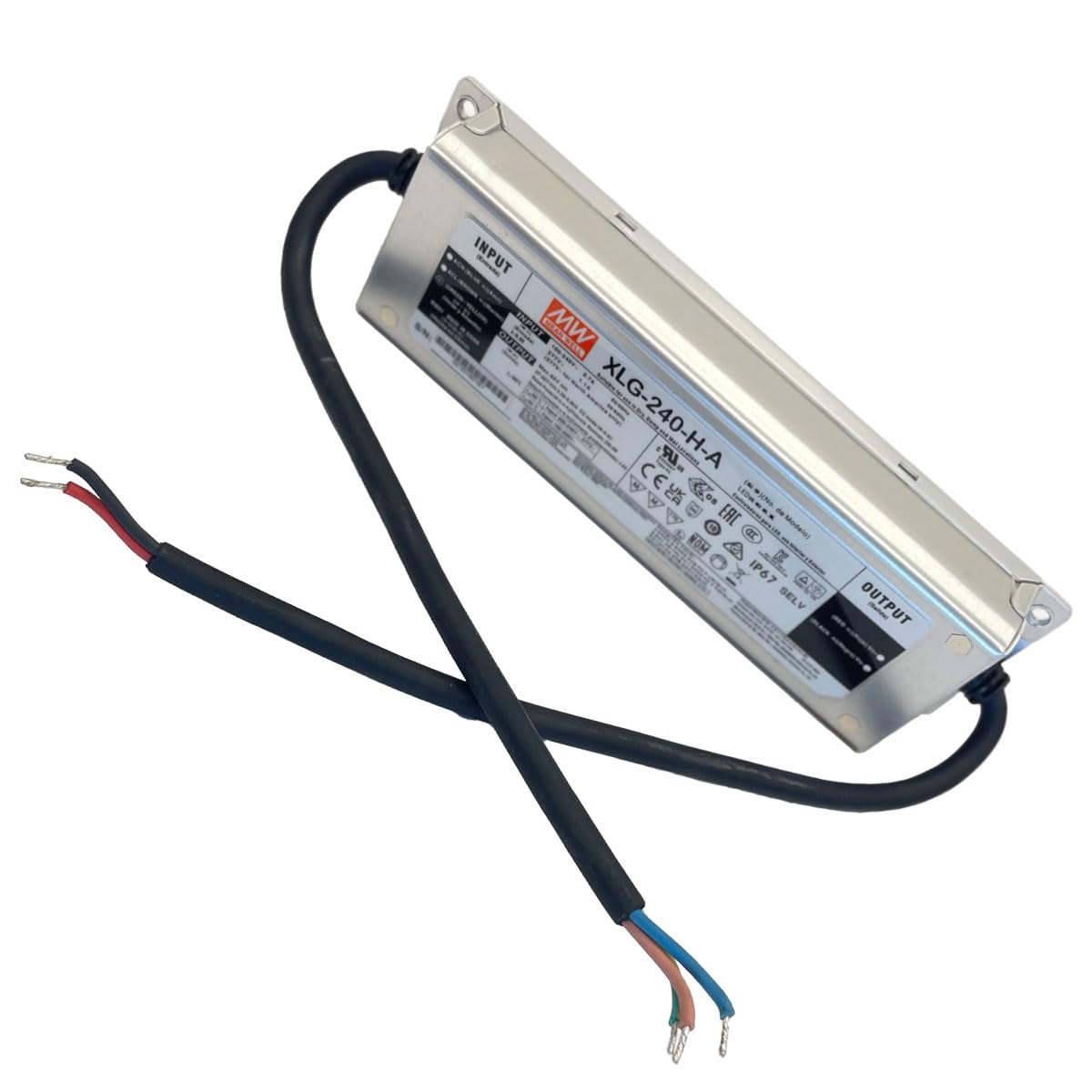 Driver LED Mean Well XLG-240-H-A 239,6 W 2200-6660 mA 27-56 V/DC omologato per mobili