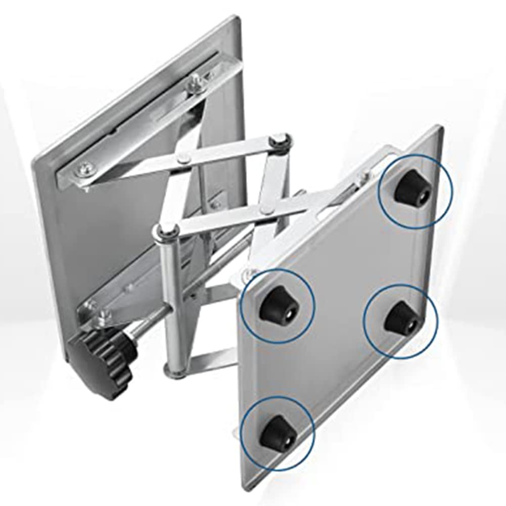 DADAKEWIN 30 * 30mm Piattaforma Di Sollevamento Regolabile Laboratorio Ascensore In Acciaio Inox In Acciaio Inox Laboratorio Tavola Forbice Sollevatore Mini Mano Ascensore (Size : 30 * 30mm