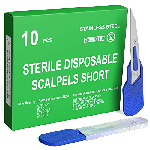 Medhelp disposable scalpel 11 more precision dermaplaning tool sc…