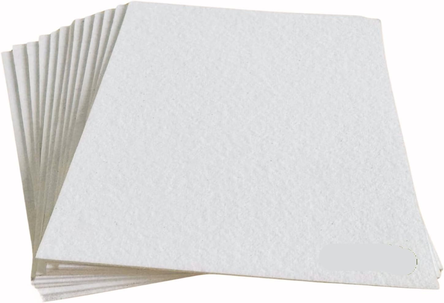 Guarnizione isolante in carta in fibra di ceramica ad alta temperatura per forni, stufe e fornaci, fodera resistente al calore fino a 2300 °C (0,3 x 27,9 x 30,5 cm, 10 pezzi)