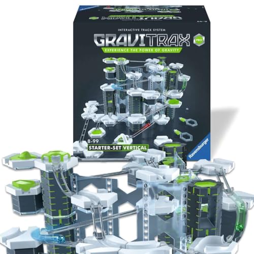 Ravensburger - GraviTrax Pro - Starter Set Vertical - 26832 - Jeu de Construction STEM - Circuits de Billes créatifs - 153 pièces - Enfants de 8 Ans et Plus - Version française
