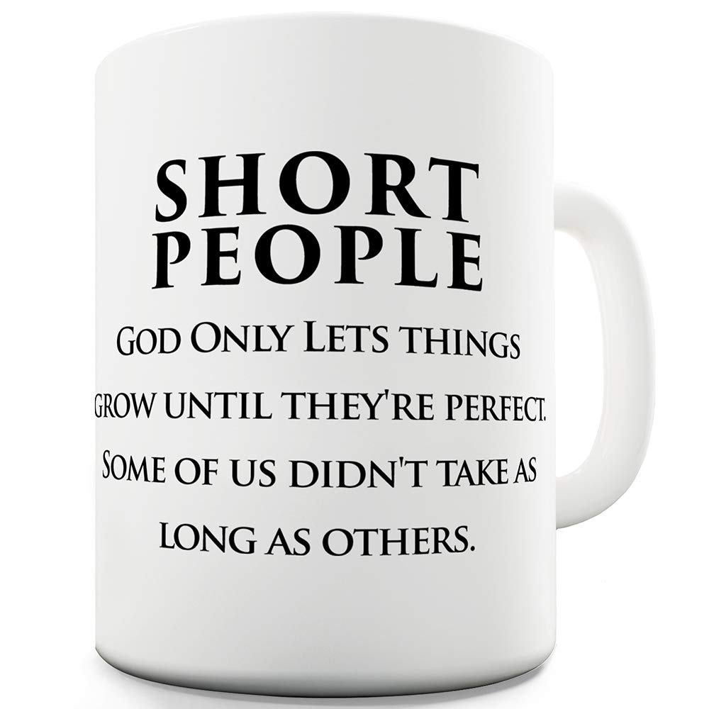 Short People 15 OZ Mug - Unique Coffee Mug, Coffee Cup