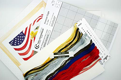 Image of Thea Gouverneur - Counted Cross Stitch Kit - City Street Amsterdam - Linen - 32 Count - Embroidery Kit for Adults - DMC Embroidery Threads and Other Cross Stitch Supplies Included - 873