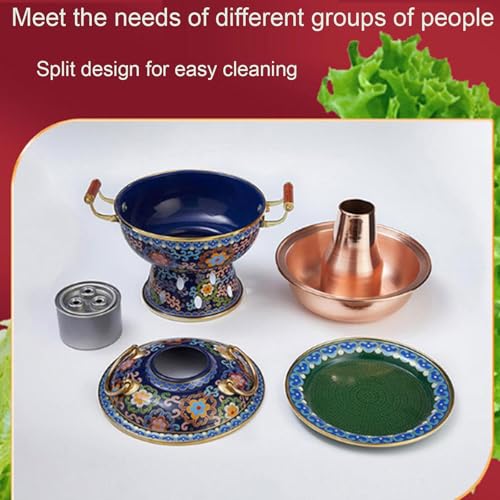 Hot Pot clásico de cobre para cocina y eventos miniatura 5