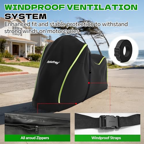 Rosefray Fully Enclosed Motorcycle Cover