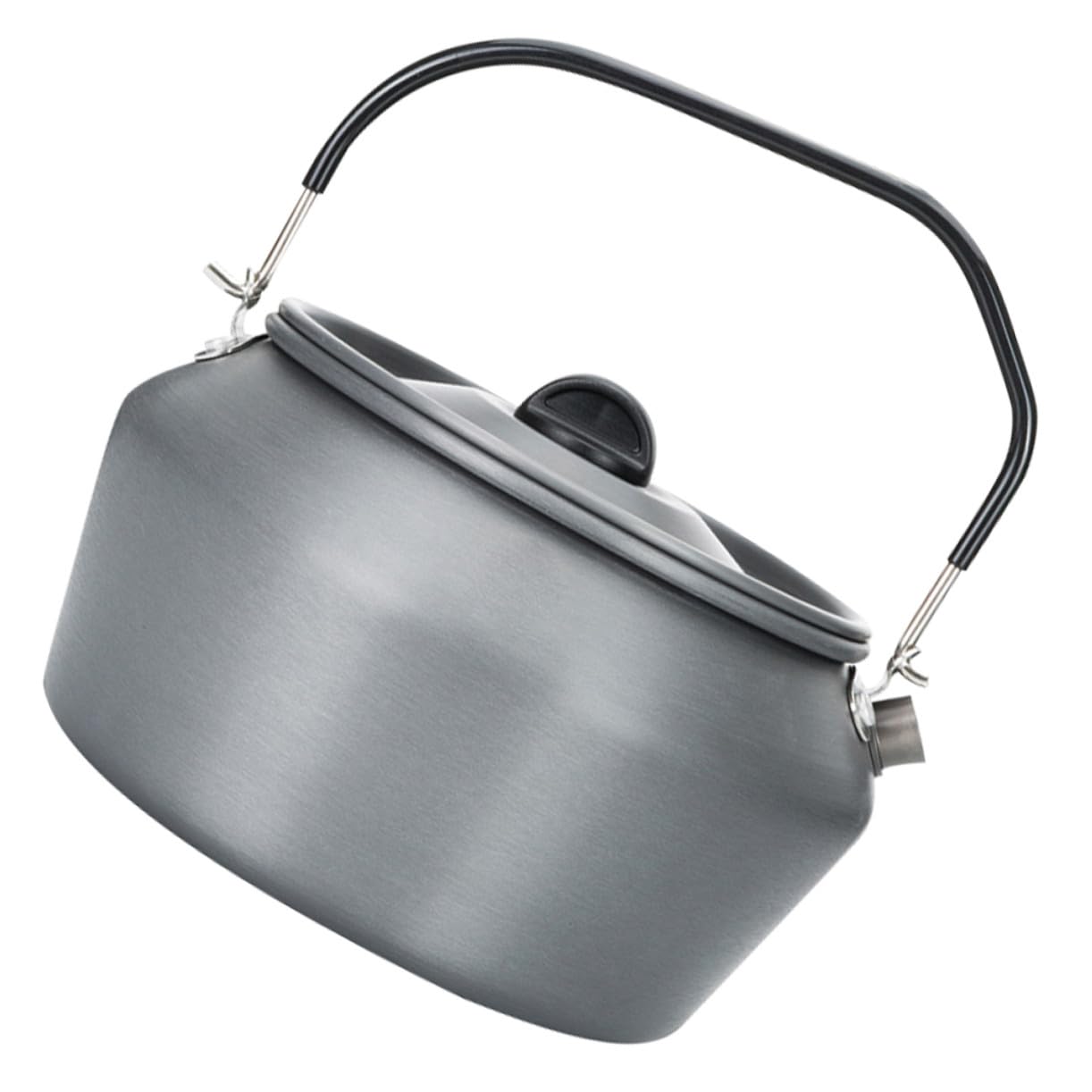 Alipis Hervidor de Agua para Exteriores Portátil 1, 2 L de Acero Inoxidable