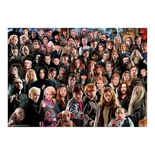 Ravensburger - Puzzle 1000 Piezas Harry Potter Challange | Puzzle Harry Potter 70x50cm | Puzles 1000 Adultos | Rompecabezas Niños +14 Años | Puzzles 1000 Piezas