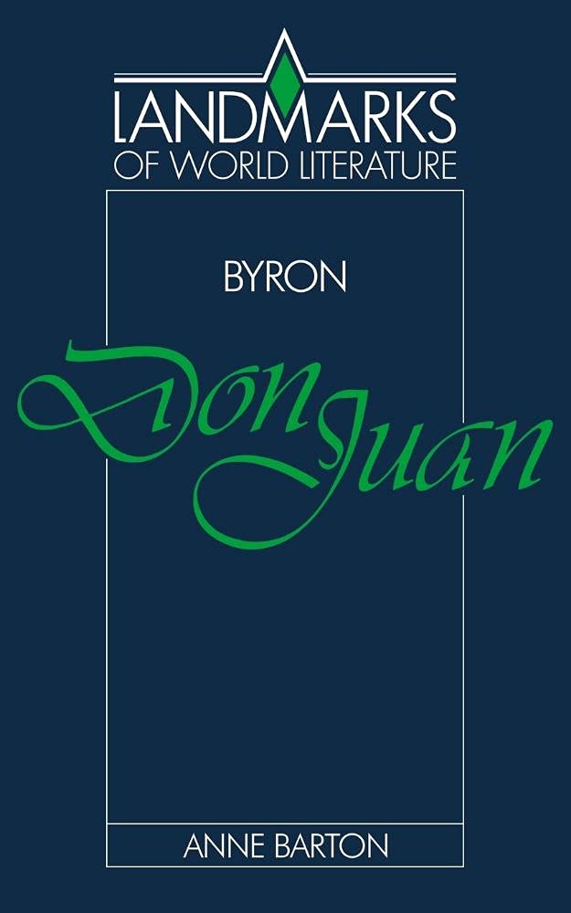 Byron: Don Juan by Barton, Anne  New 9780521338417 Fast Free Shipping<-