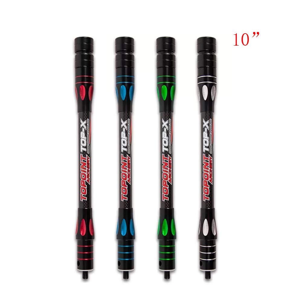 Accessoire Arc Chasse Stabilisateur D'arc En Carbone SHARROW - Barre Latérale Pour Arc à Poulies Ou Classique - 10, 12 Ou 15 Pouces équilibre Vibration Arc