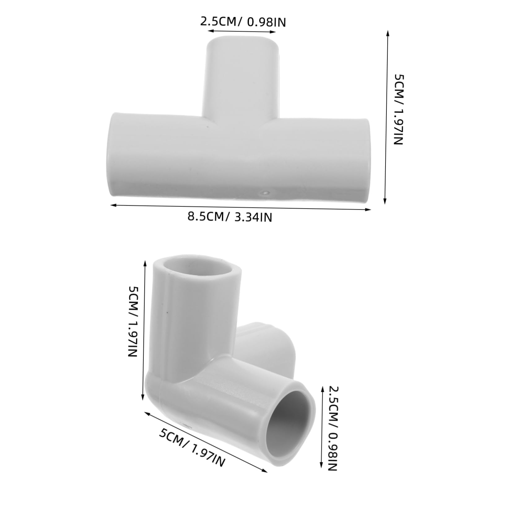 Garneck 6pcs Baby Indoor Protective Fence Connectors Pipe Clamp Connector for Toys Child Gate Corner Playpen Babies Toddlers