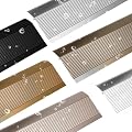 OUKEJNM Non-Slip Floor Transition Strip, Aluminum Threshold Strip, Doorway Edge Trim, Carpet to Tile Edge Cover Strips, for Threshold Height Less Than 2.2 Inch ?(Bronze,90CM- 3ft)