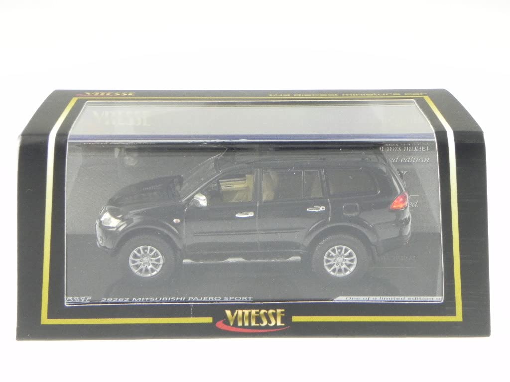 Mitsubishi Pajero Sport Schwarz Mica RHD Car Model 29262 Vitesse 1