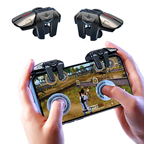 Amazon.co.jp: 【4つボタン】 スマホゲーム コントローラー 一回押し