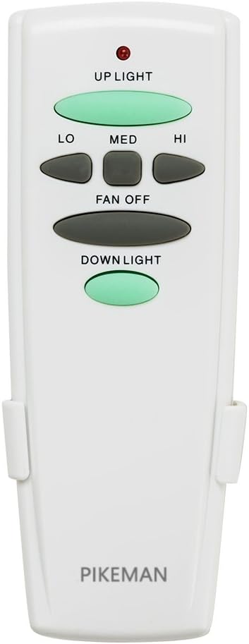 Universal Ceiling Fan Remote Control Kit with Up Down Light Replacement for Hampton Bay Harbor Breeze Hunter Litex Westinghouse 3-Speed Dimmer UC7078T UC7067RC L3H2010FANHD Fan-HD6 FAN-28R -Pikeman