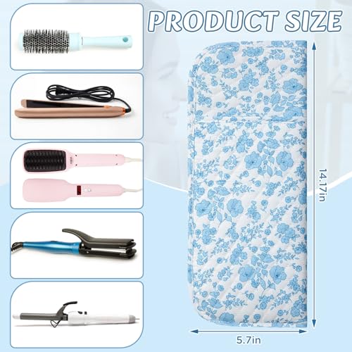 Bolsa organizadora resistente al calor para herramientas de cabello miniatura 2
