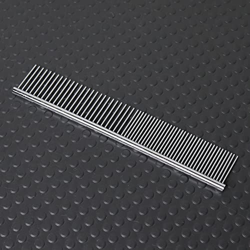 Dog Comb Pet Steel Comb for Dogs and Cats, Stainless Steel Comb with Rounded Teeth, Static-free Metal Comb Corrosion… - Image 4