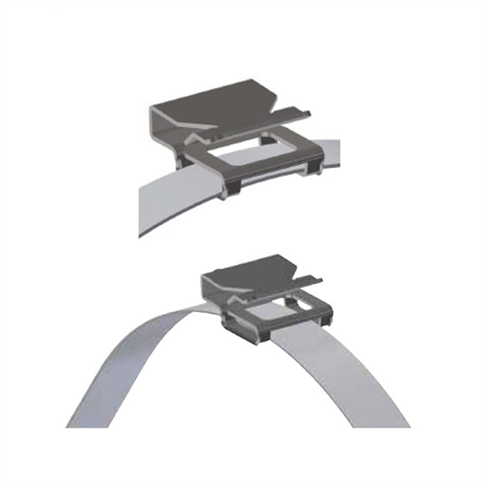 SUS304. Solare PV. Clip per cavi per i legami per cavi per strutture a pannello solare(400 pieces)