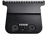 Ersatzklingen FX707B DLC kompatibel mit BaByl**sPRO FX787 und FX726 - Klingen für Barberology Trimmer (Schwarz, 1 Packung)