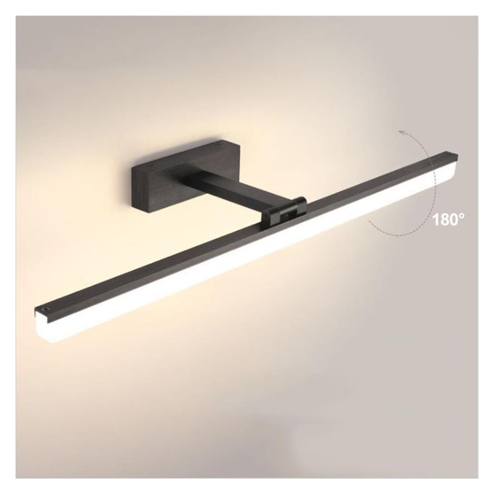 Luz LED para cuadros Lámpara de pared for baño con luz LED for espejo, luces for espejo, gabinetes de baño de 40cm y 50cm for aplique de imagen, maquillaje impermeable for el hogar, 12W Luz de pintura