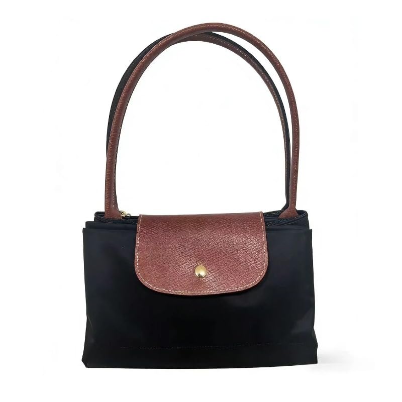 Nylon Tote Bag for Women Large Capacity Waterproof Handbags with Zipper Lightweight Shoulder Bags for Travel work