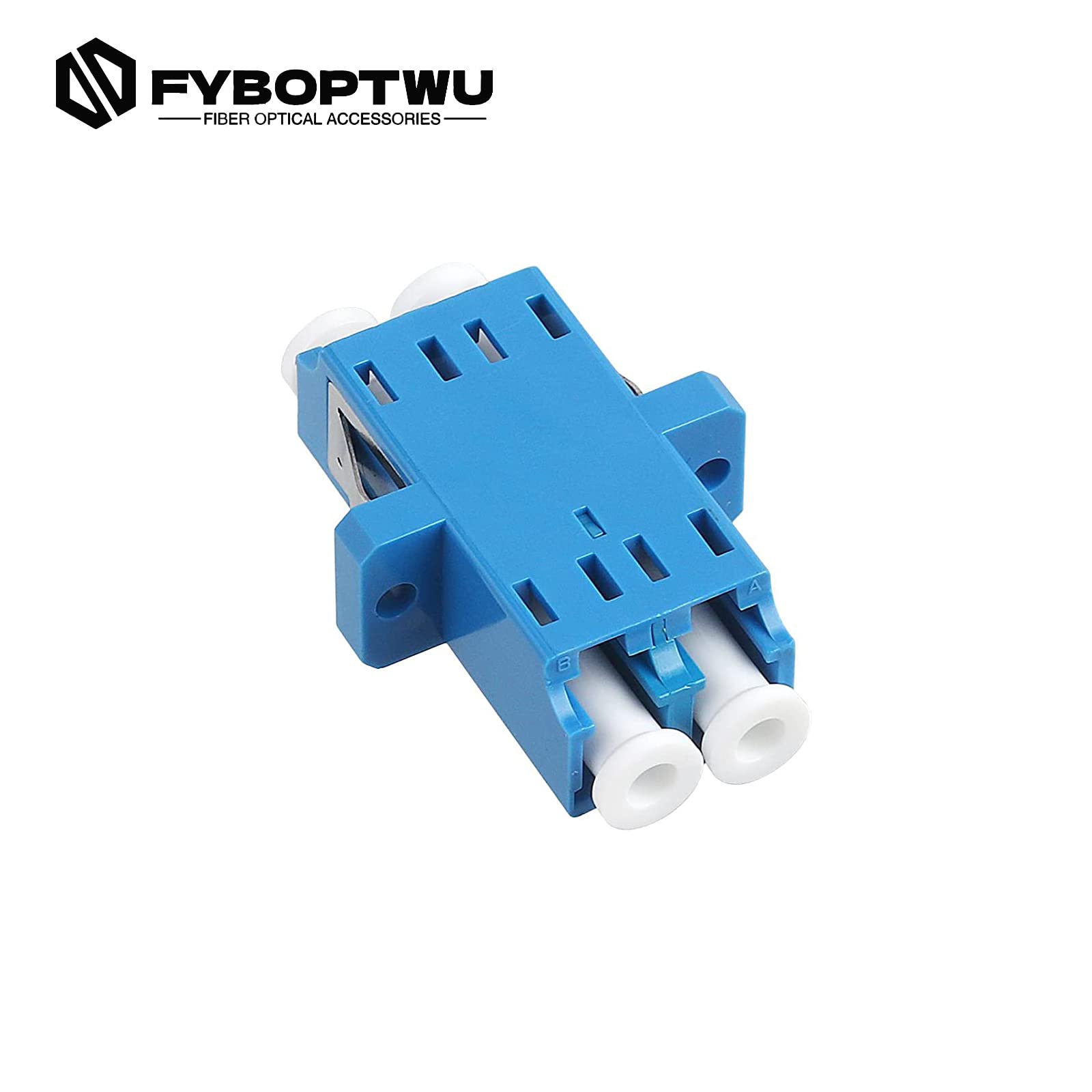 25 Stück LC-Fiber-Optik-Kupplungsadapter LC zu LC Kupplung Duplex Single Mode Stecker