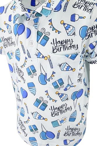 Image of Unique Baby Moisture Wicking Kids Polo Shirts for Toddler Boys Polo Shirt