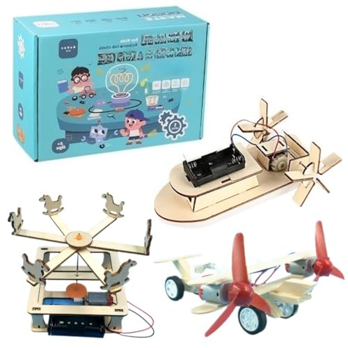3 piezas - Juego de experimentos para niños, manualidades, kit de experimentos, maquetas de construcción, juego de ciencia y tecnología, juego de aprendizaje educativo, regalo para niños de 6 a 14 año