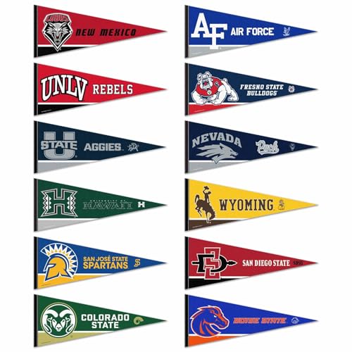 Mountain West Conference College Pennant Set