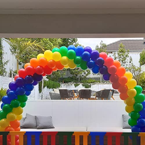 KBZVNAF Rainbow Balloons Latex Party Balloons - 50 Pack 12 inch Helium Assorted Bright Balloons for Wedding Baby Shower Birthday Party Decorations - Image 4