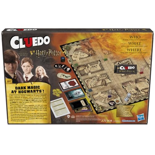 Image of Clue Harry Potter Edition Board Game, Family Mystery Games for Kids, Teens, Adults, 8+