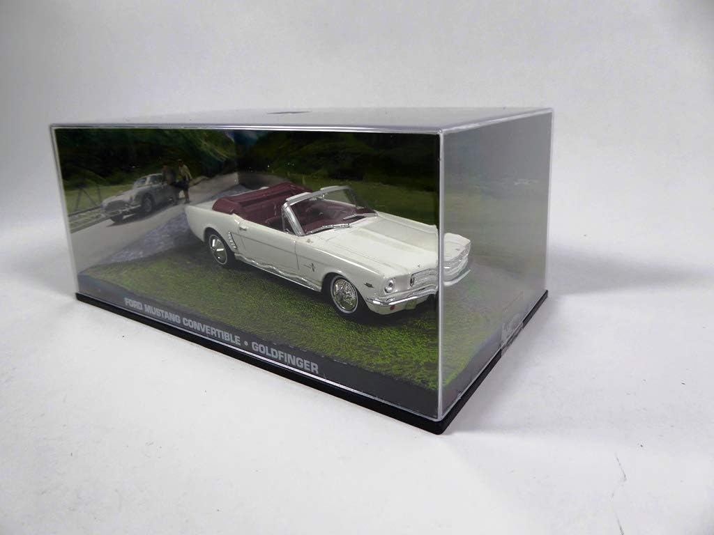 OPO 10 - FORD MUSTANG 1/43 James Bond 007 car from the movie GOLDFINGER (DY035), White - Image 4