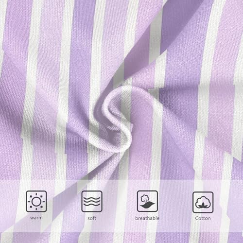 Purple White Stripe Toddler Girls's Underwear 2T 23009123