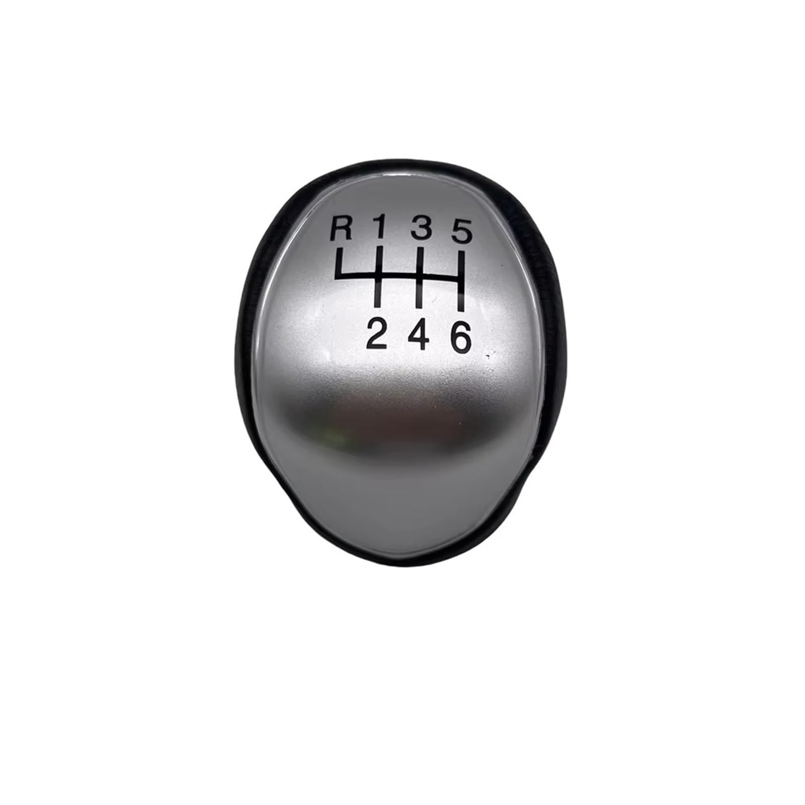 Cpddngzmkk Silver 6 Speed Gear Shift Knob Lever 5/6 Speed Car Gear Shift Knob Lever For Mondeo Iv S-Max C-Max Transit Focus Mk3 Mk4 Kuga Connect