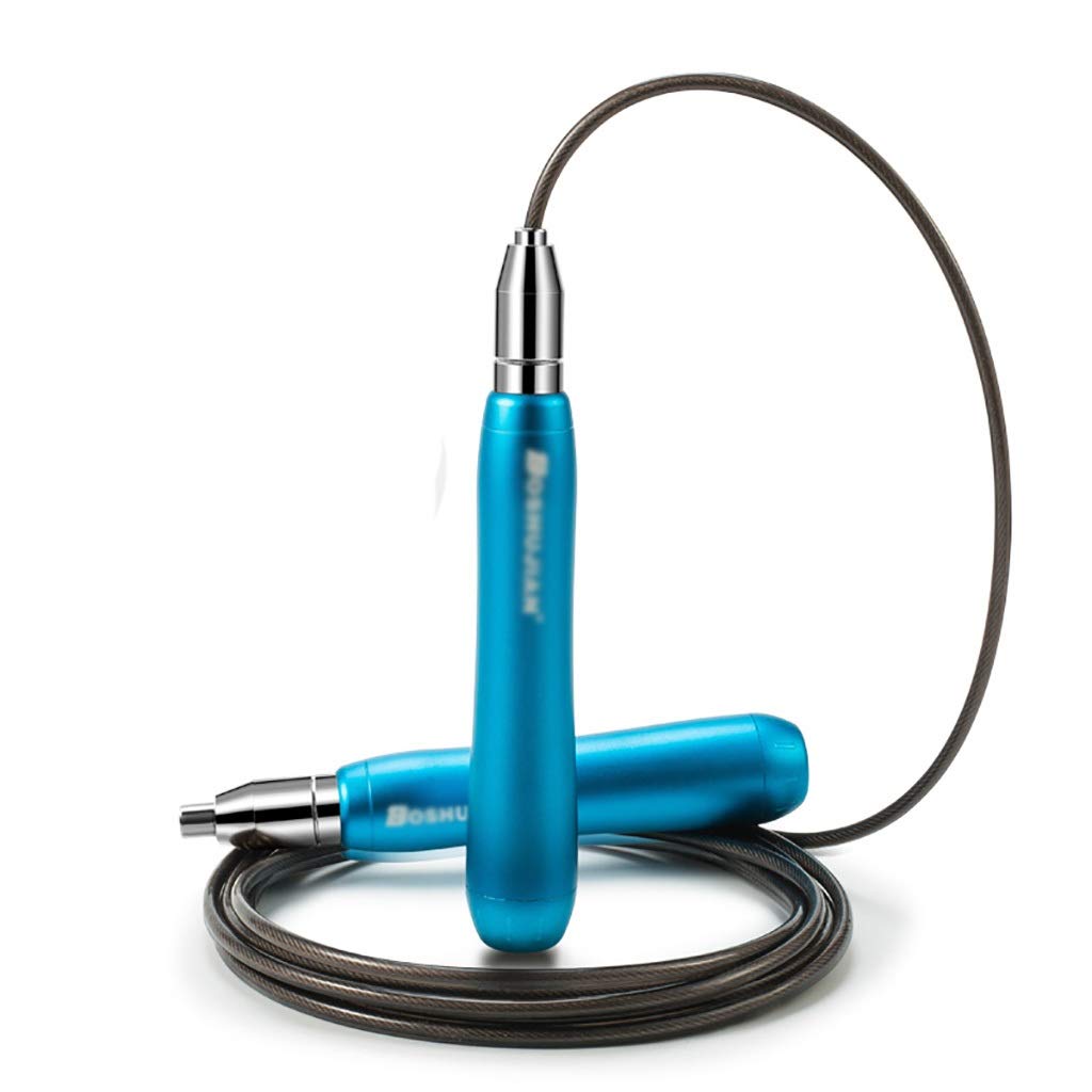 ZSH - Comba de saltar de velocidad con autobloqueo de aluminio con mango antideslizante y peso ajustable para niños, hombres, mujeres, cardiovascular, ejercicios de fitness, pérdida de grasa, C