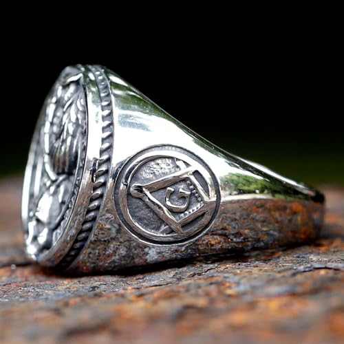 Image of 2023 Skull Ring Cool Evil Death Punk Rock Stainless Steel Rings Aly Style Jewelry