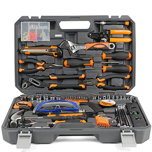 Tool Set with Tool Case – Tools For Men and Women to Get Every Job Done – Home Tool Kit For DIY and Quick Repairs – Tool Organizer Keeps Everything In Place