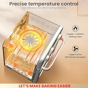 Hauswirt Air Fryer Toaster Oven Combo K3,19QT Retro Toaster Oven, Air Fryer Oven,Countertop Convection Oven,1250W,150°F - 450°F,Non-Stick, Stainless Steel,Online Recipe Booklet, cream white Hauswirt Air Fryer Toaster Oven Combo K319QT Retro Toaster Oven Air Fryer OvenCountertop Convection Oven1250W150F 450FNon Stick Stainless SteelOnline Recipe Booklet cream white