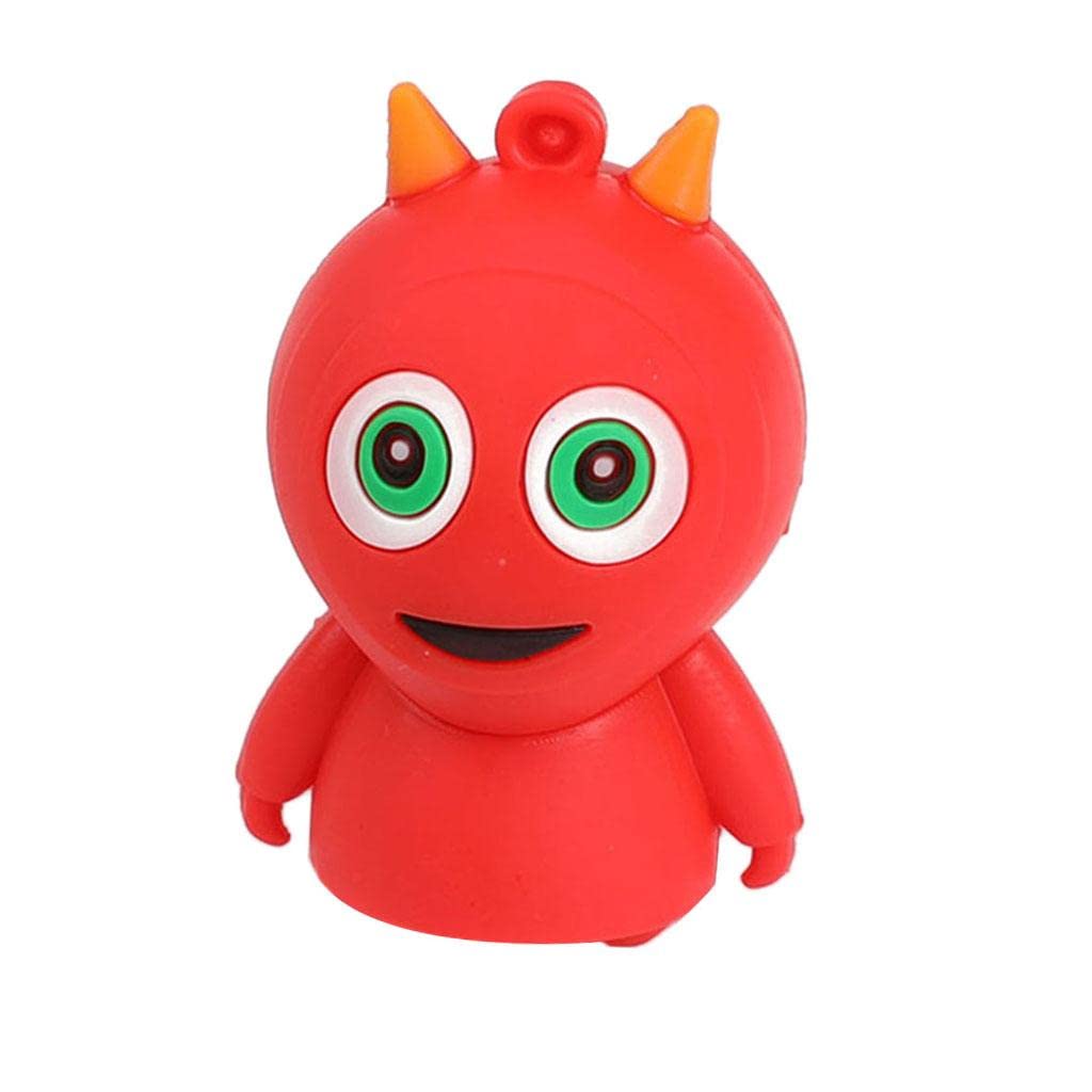Monster Shape PVC U Disk Drive Flash Memory Stick Pen for PC Laptop 16GB