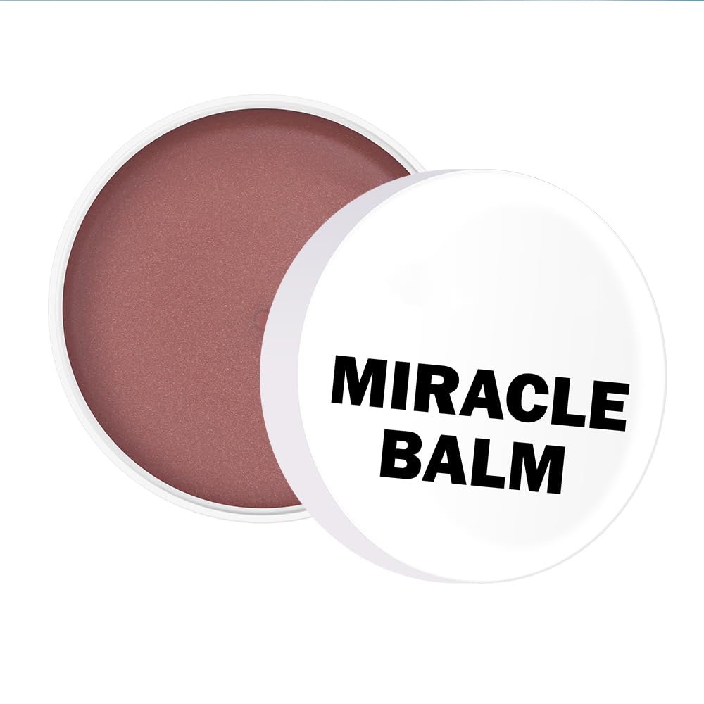 Miracle Balm, Blush for Cheeks, Lips, Eyelids, Face, Blush Balm Face Makeup, Moisturizing Facial Tint for Radiant Skin (1, Sheer Pink, Large)