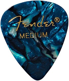 Fender 351 Shape Premium Guitar Picks - Thin Black Moto (12 Pack)